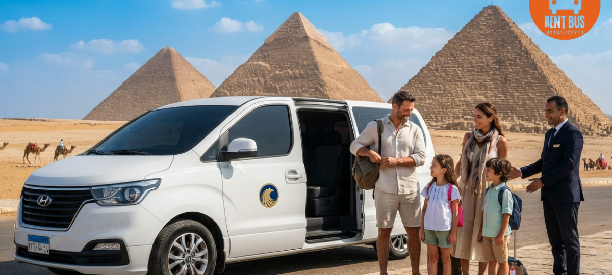 Hyundai H1 Rental Egypt luxury family van with professional driver