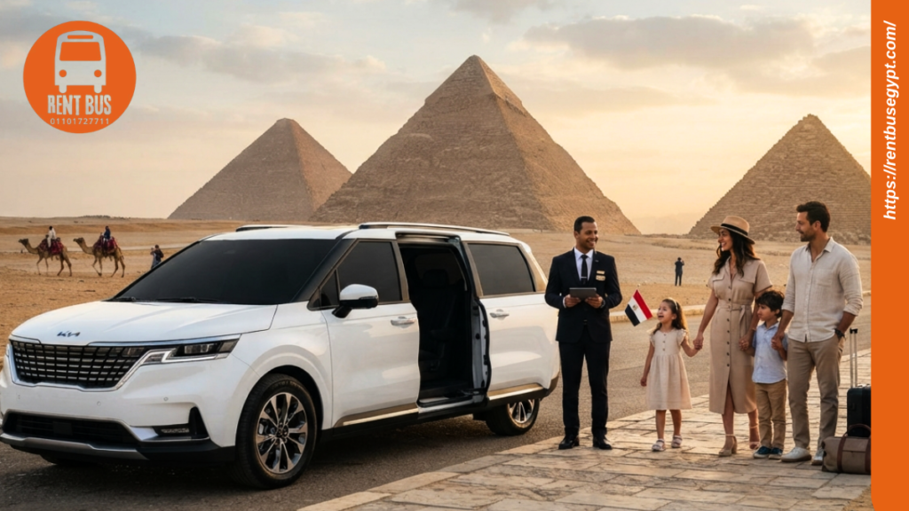 Luxury Car Rental Cairo Kia Carnival VIP family transportation