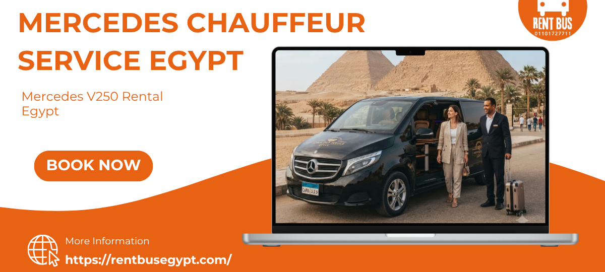 Mercedes Chauffeur Service Egypt luxury Mercedes Viano with professional driver