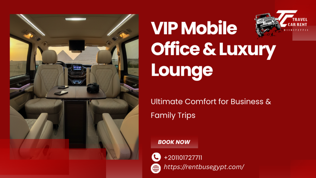 Luxury Car Rental Egypt - Mercedes V300 Rent Bus Egypt