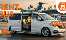 ايجار هيونداي H1 بالسائق من شركة Bus Rental)