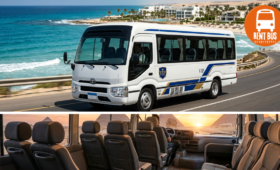 حجز ميني باص كوستر