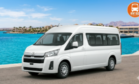 Toyota Hiace rental Egypt for luxury trips to Hurghada and El Gouna resorts