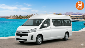 Toyota Hiace rental Egypt for luxury trips to Hurghada and El Gouna resorts