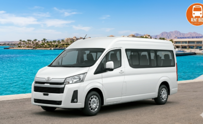 Toyota Hiace rental Egypt for luxury trips to Hurghada and El Gouna resorts