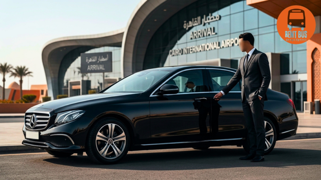 Car Rental Cairo airport transfer with Mercedes and driver