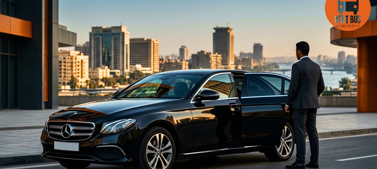 Car Rental Cairo - Mercedes E200 with professional driver