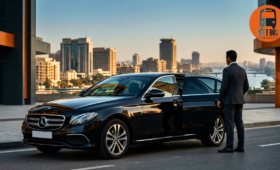 Car Rental Cairo - Mercedes E200 with professional driver