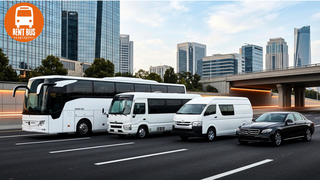 Corporate Bus Rental vehicle options for companies in Egypt